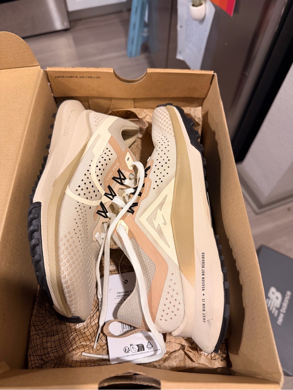 Nike woman’s Beige and Tan Athletic Trail Shoes